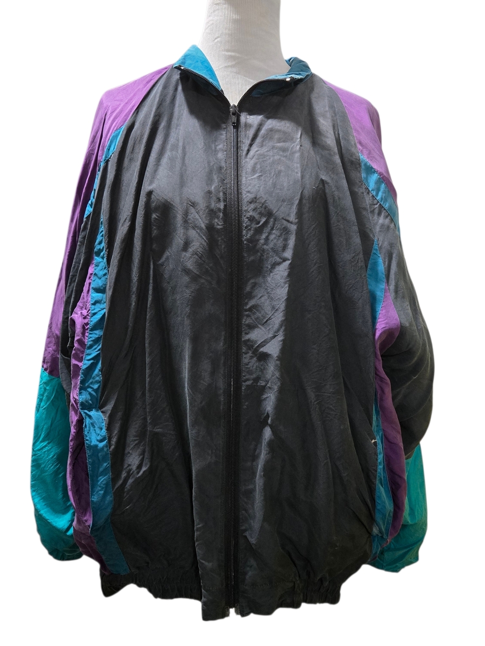 Vintage Colorblock Windbreaker Jacket  XL